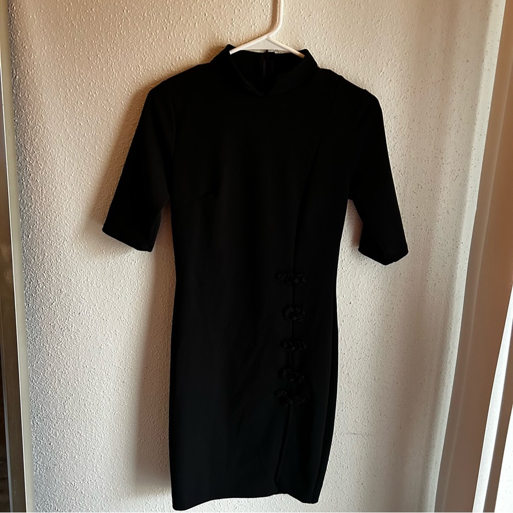 Traditional black dress